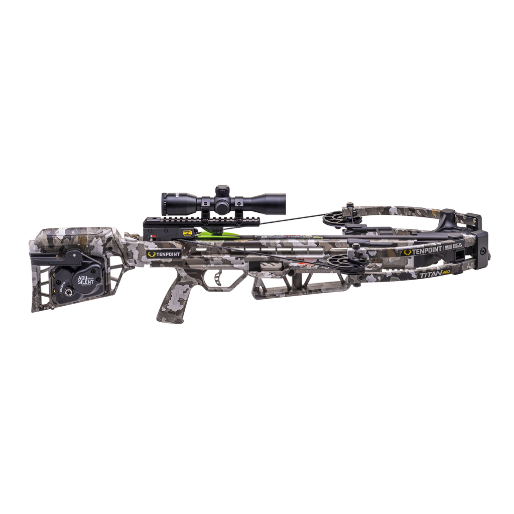 TENPOINT TITAN 400 CROSSBOW PACKAGE W/ ACUDRAW SILENT COCKING DEVICE