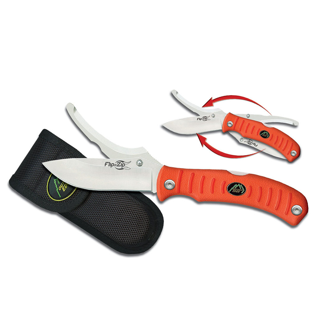 OUTDOOR EDGE FLIP N' BLAZE DOUBLE KNIFE