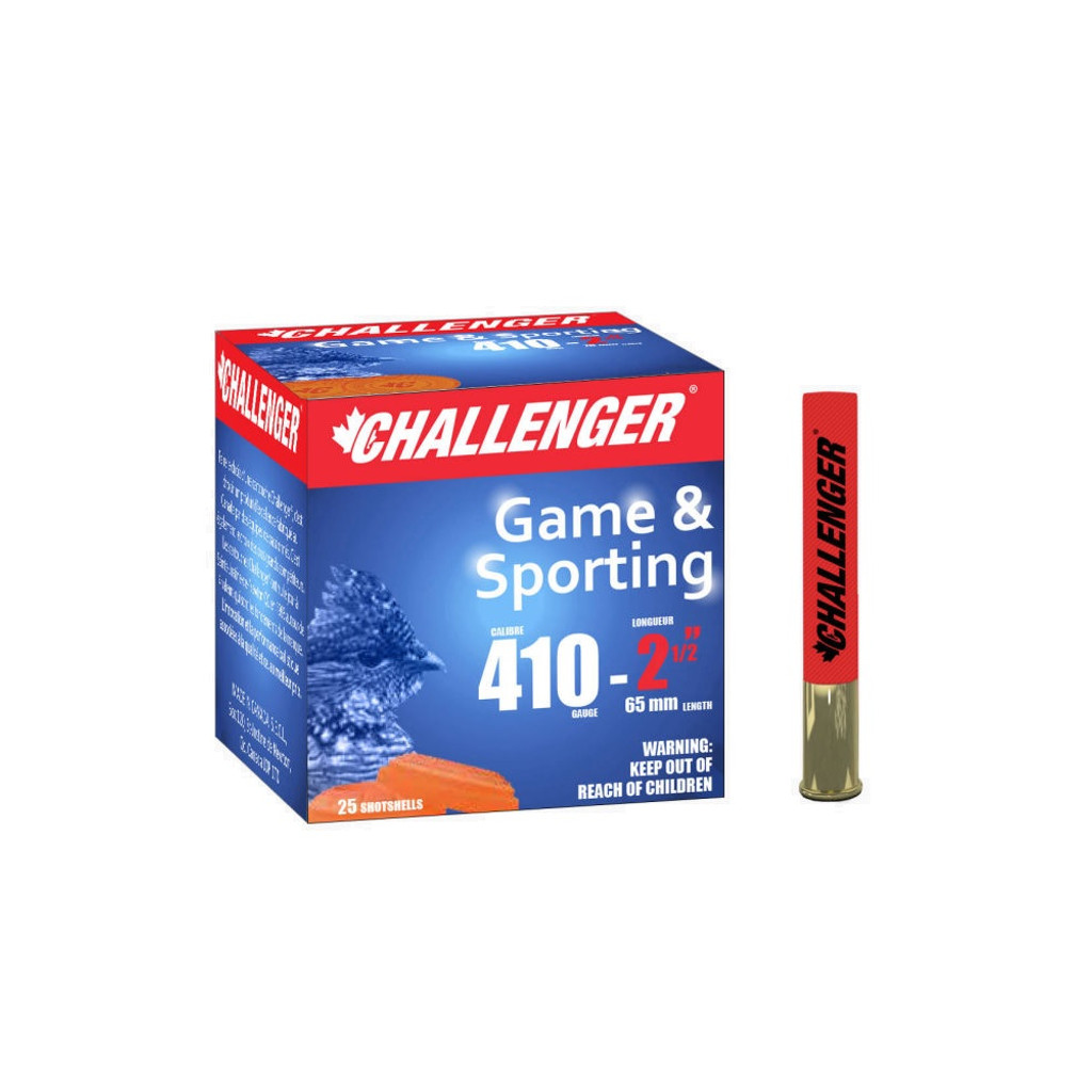 CHALLENGER AMMO 410GA 2 1/2"  #5  1/2 OZ