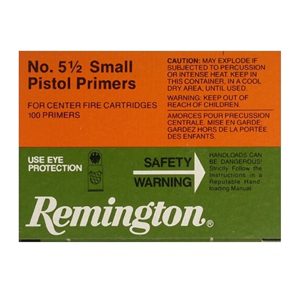 REMINGTON 5-1/2 SMALL PISTOL PRIMERS