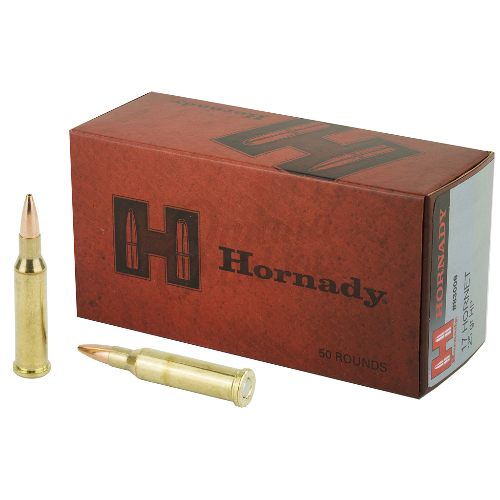 Hornady 17 Hornet 25 Grain HP Ammunition | Heights Outdoors