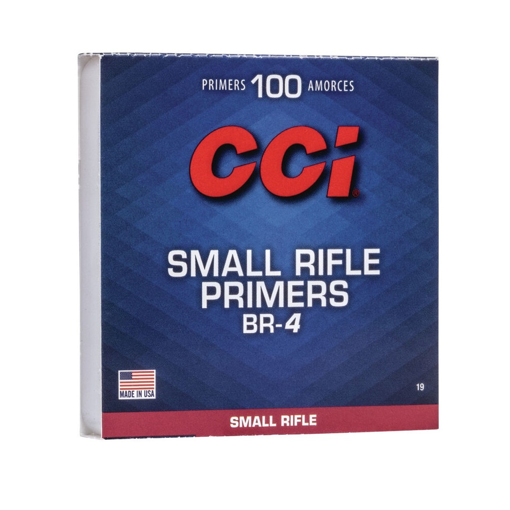 CCI BENCH REST SMALL RIFLE PRIMERS BR-4