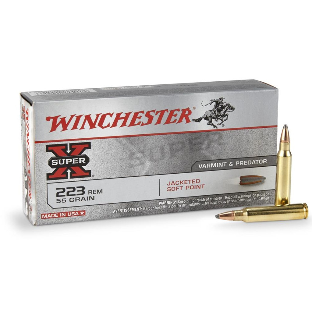 WINCHESTER 223 REM PSP 55 GRAIN