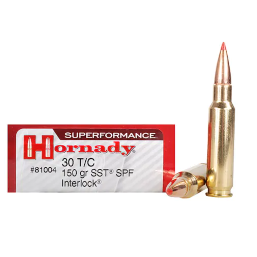 HORNADY 30 T/C 150GR SST AMMO