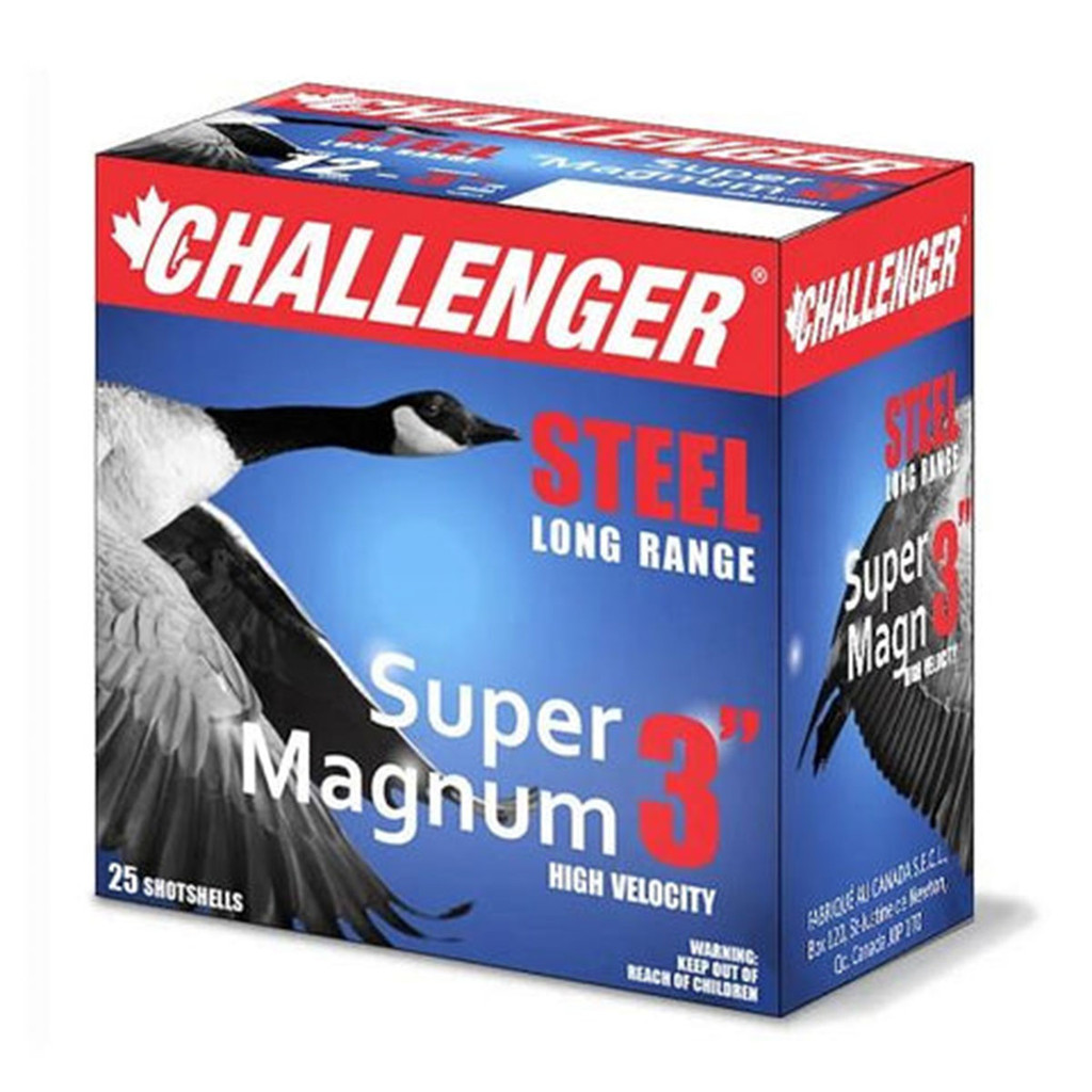 CHALLENGER 12GA 3" SUPER MAG BBB STEEL 1 1/4OZ
