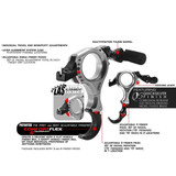 TRU BALL ABYSS FLEX 3/4 FINGER QUICK SILVER RELEASE TRU BALL ABYSS FLEX 3/4 FINGER QUICK SILVER RELEASE