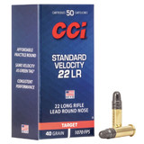 CCI Standard Velocity 22 LR 40 Grain Ammunition 50 Pack