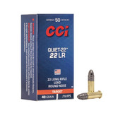 CCI QUIET 22 LR 40GR 710FPS 50CT CCI QUIET 22 LR 40GR 710FPS 50CT