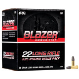 CCI Blazer 525 Rounds 22LR 38gr Round Nose Ammo