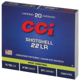 CCI .22LR Shotshell #12 Shot 20 Pack