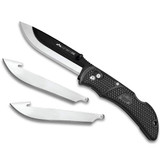 OUTDOOR EDGE 3.5" ONYX EDC FOLDING KNIFE W/3 REPL BLADES