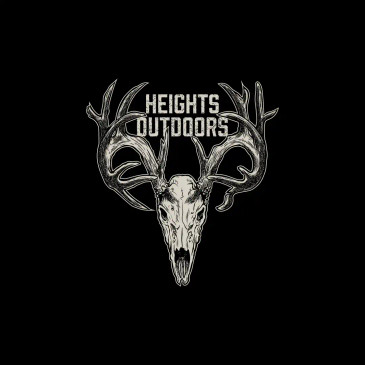 Heights Outdoors Dead Head Deer Sticker