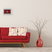 Honeywell Smart Thermostat Color Red in Livingroom Honeywell Smart Thermostat Color Red in Livingroom