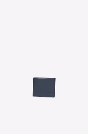 Men's dark blue leather wallet 7512102-5