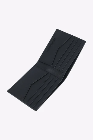 Men's black leather wallet 7513101-5