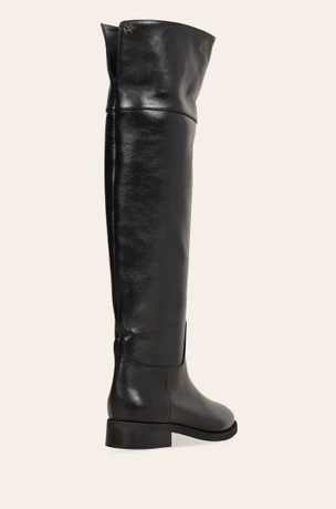 Black leather boots 2604R101-6