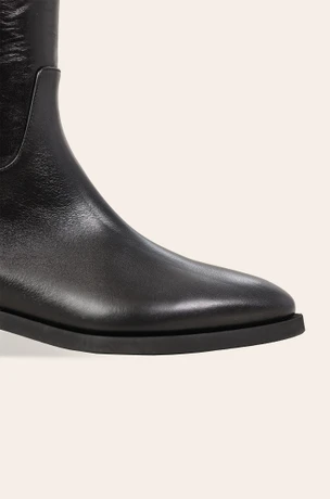 Black leather boots 2604R101-6