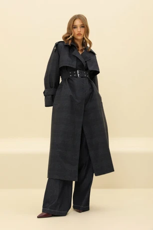 Long belted trench coat 5125001-6