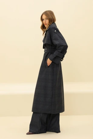 Long belted trench coat 5125001-6
