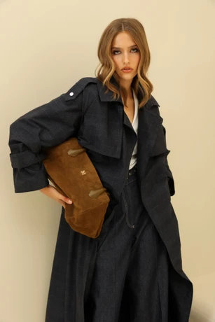 Long belted trench coat 5125001-6