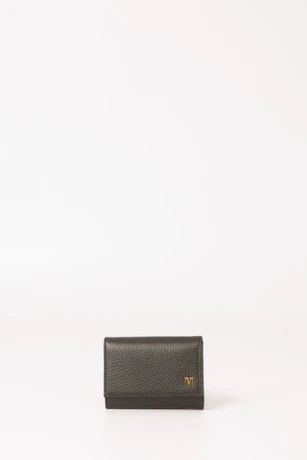 Black leather wallet 6520602-6