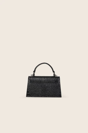 Black embossed leather purse 3173206-6