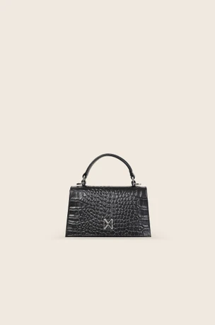 Black embossed leather purse 3173206-6