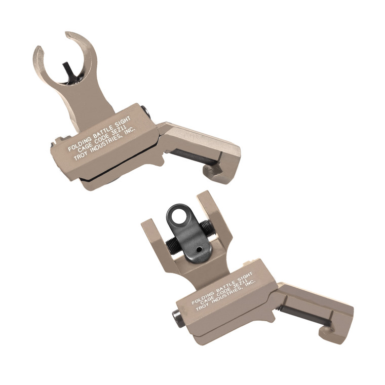 Troy Offset Battle Sight Set - FDE - HK