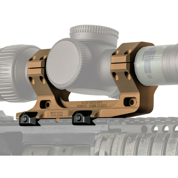 Reptilia - AUS Mount 34mm - FDE, Reptilia AUS Mount 34mm FDE, Reptilia FDE AUS Mount 34mm, Reptilia AUS Mount 34mm, Reptilia AUS Mount, Reptilia 34mm AUS Mount,  Reptilia scope mount, Reptilia 34mm scope mount