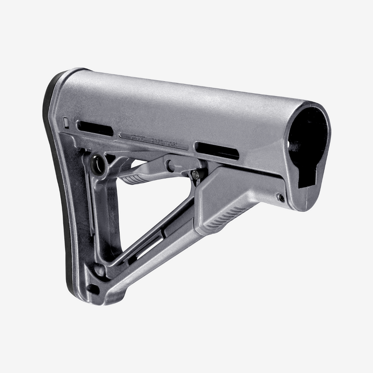 Magpul CTR Carbine Stock Mil-Spec - Gray, Magpul CTR Carbine Stock Mil-Spec, Magpul Gray CTR Carbine Stock Mil-Spec, Magpul Gray Mil-Spec Carbine Stock, Magpul Mil-Spec CTR Carbine Stock, Magpul Gray Mil-Spec CTR Carbine Stock, Magpul Gray Mil-Spec CTR Carbine Stock