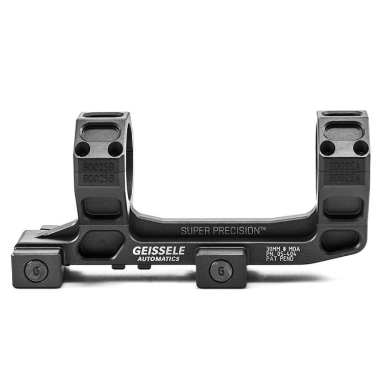 Geissele Super Precision Standard Mount 30mm - Black, Geissele Super Precision Standard Mount 30mm, Geissele Super Precision Mount 30mm, Geissele Mount 30mm, Geissele Scope Mount 30mm, 30mm Scope Mount