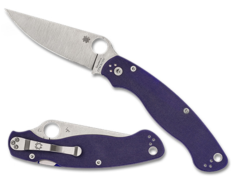 Spyderco Military Blue G10 - S110V