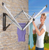 Brabantia Wallfix Unique Outdoor Wall Mounted Clothes Dryer