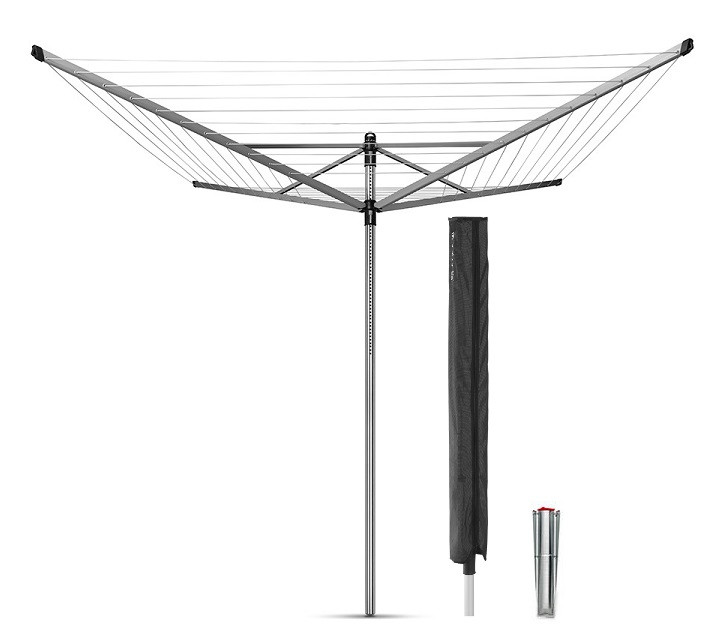 Brabantia Lift-O-Matic 60m Outdoor Airer with Cover and Ground