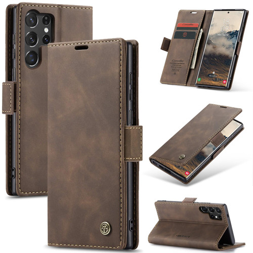 Samsung Galaxy S25 Ultra 5G CaseMe 013 Multifunctional Horizontal Flip Leather Phone Case