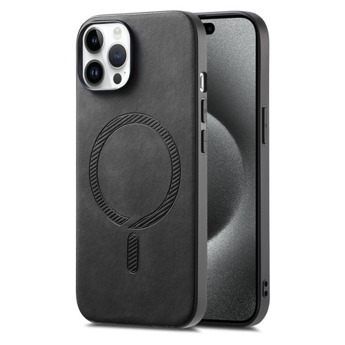 For iPhone 7 - 16 Pro Max Solid Color Retro Magsafe PU Back Cover Phone Case