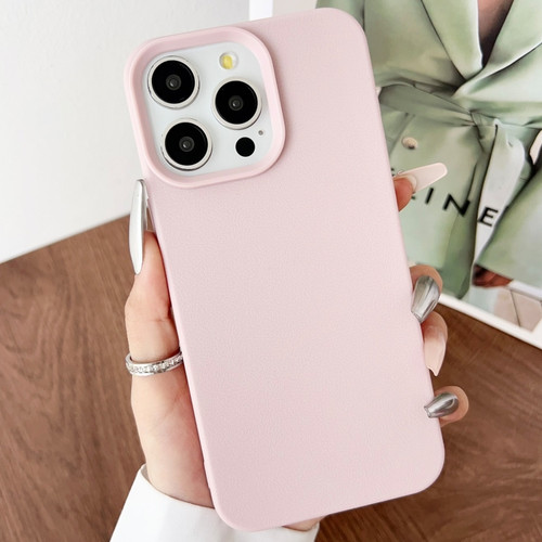 For iPhone X - 16 Pro Max Leather Texture TPU Full Coverage Phone Case
