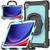 For Samsung Galaxy Tab A9 / A9+ Handle Silicone Hydric PC Tablet Case with Shoulder Strap