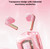 ROCK RAU0766 Bubble Transparent TWS Wireless Bluetooth Earphone with Lanyard