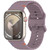 Wavy Grain Stitched Silicone Watch Band