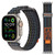 Two Sections Nylon Hook and Loop Fastener Watch Band