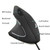 CM0093 Wired Version 2.4GHz Three-button Vertical Mouse for Left-hand, Resolution: 1000DPI / 1200DPI / 1600DPI, Cable Length：1.7m