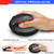 HXSJ T31 2.4GHz 2400DPI Three-speed Adjustable 7-keys Rechargeable Vertical Wireless Optical Mouse