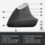 Logitech MX Vertical 4000DPI USB-C / Type-C + Unifying + Bluetooth Three-mode Ergonomic Wireless Vertical Optical Mouse