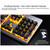 YINDIAO K002 USB Wired Mechanical Feel RGB Backlight Keyboard + Optical Silent Mouse Set