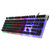 Chasing Leopard G21 USB 104-keys Waterproof Floating Round Punk Keycap Colorful Backlight Mechanical Feel Wired Keyboard, Length: 1.3m