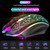 SHIPADOO D620 104-key Wired RGB Color Cracked Backlight Gaming Keyboard Mouse Kit for Laptop, PC