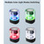 Fineblue MK-22 TWS Magnetic Absorption Bluetooth Speaker With LED Light Speaker