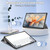 Lenovo Yoga Tab Plus Custer Pure Color 3-folding Leather Smart Tablet Case(Grey)