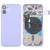 Battery Back Cover (with Side Keys & Card Tray & Power + Volume Flex Cable & Wireless Charging Module) for iPhone 12 Mini (Purple)